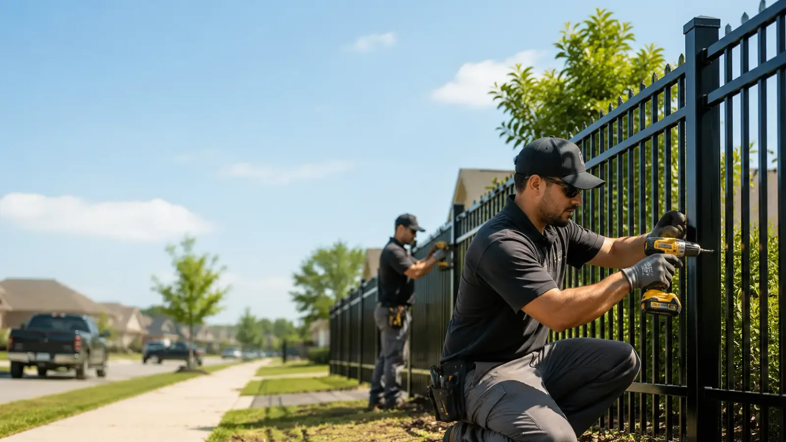 Metal Fence Installation in Texline, TX